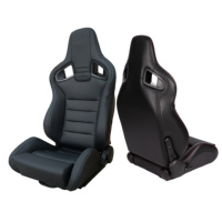 JIABEIR 1039RH Station de jeu simulateur de course universelle en cuir de haute qualité avec siège baquet réglable pour voiture
