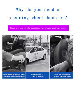 Kit d'intérieur créatif de boule de rappel de volant de voiture multifonctionnelle d'aide à la conduite à une main haut de gamme - Product Image 3