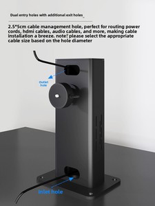 <span class=keywords><strong>Support</strong></span> mural <span class=keywords><strong>universel</strong></span> pour projecteur Yinzam PH39 pour projecteurs Hisense, JMGO, XGIMI, Dangbei, avec adaptateur caché - Product Image 4