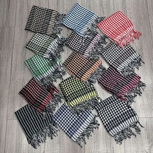 Voile léger et respirant à carreaux, style Dubaï, élégant et modeste, avec franges, populaire pour le printemps et les rassemblements religieux - Product Image 3