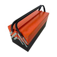 Boîte à outils OEM en acier à 3 niveaux et 5 plateaux, pliable, 18,5 pouces, pour atelier de réparation automobile Wiggle Kg02