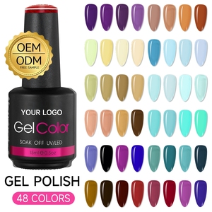 Esmalte de Uñas en Gel Profesional al por Mayor OEM, Crea Tu Propia Marca, Fácil de Remover, Esmalte de Uñas en Gel UV LED para Salón de Uñas - Product Image 1