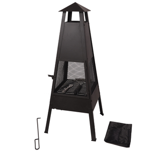 <span class=keywords><strong>Campana</strong></span> de Chimenea Alta para Jardín, Diseño Nuevo, de Acero al Carbono Resistente, Chimenea Exterior - Product Image 6
