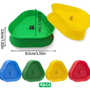 Porte-cartes de poker en plastique 4 pièces Porte-cartes de jeu pour adultes Enfants Porte-cartes de jeu de cartes Porte-cartes de poker arrière Porte-cartes <span class=keywords><strong>Uno</strong></span> - Product Image 5