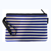 Pochette cosmétique imperméable en néoprène, personnalisé, pochette à fermeture éclair, sac sec pour couches, pour piscine de plage, landau de gymnastique