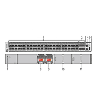 S5731-S48P4X 02353AJH 48 puertos PoE+ 10/100/1000BASE-T + 4 puertos SFP+ 10GE, Switch de red Ethernet de 48 puertos 10G