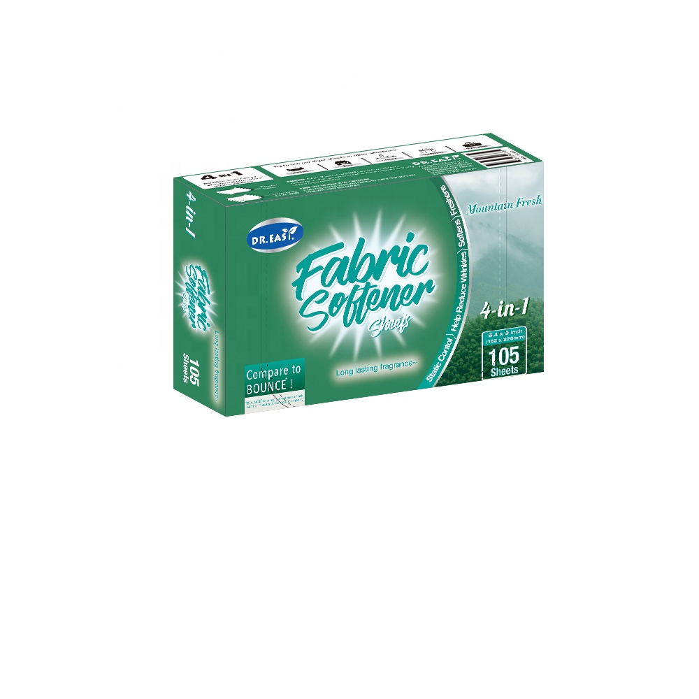 American Style design softener dryer sheet with vanilla lavender 105ct