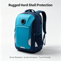 Sac à dos rigide avec GPS intégré, localisateur intelligent anti-perte, sac à dos imperméable pour ordinateur portable, antivol, sac à dos intelligent pour affaires