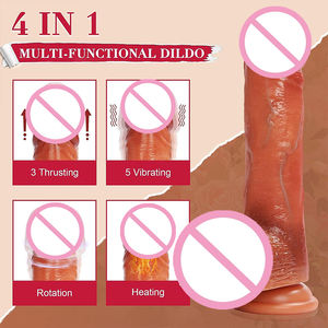 Beheizbare Sexspielzeuge mit Fernbedienung, Penis aus Flüssigsilikon, Analsex-Maschine, Riesen-Sexspielzeuge, Erwachsenen-Dildo in Übergröße für Frauen - Product Image 4