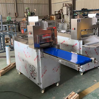Trancheuse automatique en acier inoxydable pour viande congelée, machine à trancher la viande congelée pour usage commercial