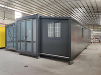 Maison préfabriquée en conteneur portable extensible de 20 pieds 40 pieds Maison préfabriquée 3 4 5 6 chambres à coucher Villa pliante préfabriquée mobile