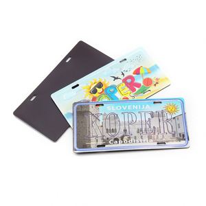 Imán de nevera con diseño de matrícula americana con bandera de estado, estilo cartel metálico, personalizado OEM para turistas - Product Image 5