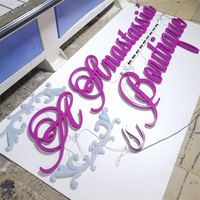 Enseignes de magasin d'entreprise logo acrylique 3d lettres de canal LED personnalisées enseignes rétroéclairées en métal magasin mur extérieur Publicité de salon