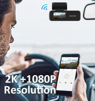 Cámara para Auto 4G con Doble Lente 2K + 1080p, Cat4, Transmisión HD Remota en Tiempo Real, Gestión de Flota en el Nube