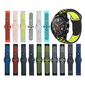 Correa de Reloj Deportiva de Silicona Suave de Doble Color a Precio de Fábrica para <span class=keywords><strong>Samsung</strong></span> Galaxy Watch Active <span class=keywords><strong>2</strong></span> <span class=keywords><strong>Smartwatch</strong></span> - Product Image 1