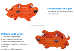 Attaches rapides semi-automatiques pour godets d'excavatrice, attache rapide à double verrouillage, attache rapide hydraulique - Product Image 5