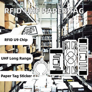 Étiquettes RFID ELFDAY LT-TAG, autocollants UHF en papier, puce UPC U8/U9, omnidirectionnel 3D KU7 915M, passif, protocole 6C, paiement par carte professionnelle - Product Image 2