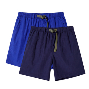 Cinturón ajustable Cintura elástica Pantalones cortos de moda media Hombres Pantalones casuales OEM Custom <span class=keywords><strong>Cargo</strong></span> Transpirable Pantalones cortos de nailon de secado rápido - Product Image 1