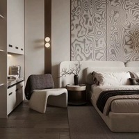 Lit rembourré moderne en velours luxueux, doux, écologique et durable, disponible en tailles Queen et King pour la maison