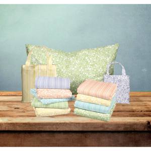 DRAP-DRAPES EN COTON ASSORTIS 2 PIÈCES CM 170X190 - Product Image 1