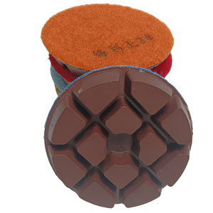 Almohadillas híbridas para pulir en seco, lana de Unión metálica de <span class=keywords><strong>3</strong></span> pulgadas con respaldo de gancho y bucle, garantía de 1 año personalizable OEM - Product Image 1