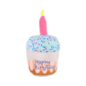 Comprar a granel perro y gato pastel de cumpleaños regalo suministros para mascotas juguete chirriante dientes molares juguete de peluche - Product Image 3