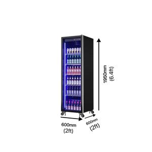 Duy nhất nhiệt độ bia đồ uống chất lượng cao siêu thị tủ lạnh hiển thị tủ 201 thép không gỉ A + năng lượng hiệu quả - Product Image 2