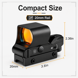 กล้องเล็งโฮโลแกรมแบบสะท้อนแสงสีแดงสำหรับล่าสัตว์ รุ่น OEM Tactical HD119A - Product Image 2