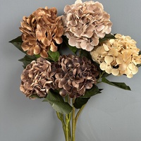 Fleurs d'hortensia imprimées en 3D de haute qualité, effet toucher réel, pour la décoration de mariage, de la maison et de la table à manger