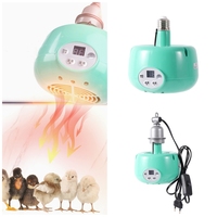 Lampe chauffante à air chaud pour volailles, contrôle automatique de la température, AC220V 200W, support E27, affichage LCD, pour animaux de ferme et animaux domestiques