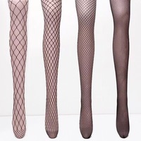 Bas résille respirants en nylon tricoté pour femme, motif uni, vente directe usine, en stock