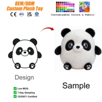 Fabrication de jouets en peluche Panda personnalisés, jouets en peluche de haute qualité, faible MOQ, jouets en peluche personnalisés