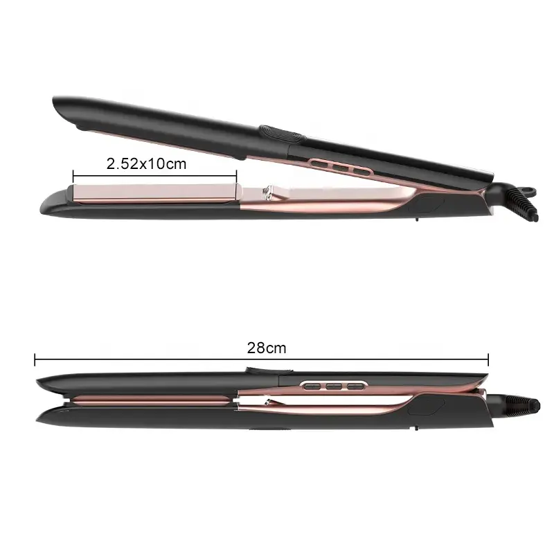 High Quality Customize Titanium Hair Straightener Professional Flat Irons For Keratin Use Private Label Iron