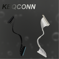 Kabel Riser PCIe 4.0 X16 Kecepatan Tinggi Terlindung Fleksibel untuk Ekstensi GPU Kontak Berlapis Emas Pemasangan Vertikal ITX