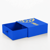 Boîte coulissante à ruban personnalisée avec logo, luxueuse, écologique et recyclable