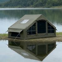 Carpa Inflable de Algodón Personalizada para Acampar en Verano, de Una Habitación, Impermeable, Apertura Automática Rápida, Protección UV, para 1-2 Personas, Gran Venta