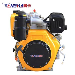 Moteur diesel monocylindre 192F 11 CV à démarrage électrique, refroidi par air, avec composants de roulement à billes, vente en gros - Product Image 3