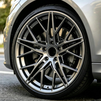 Nouvelles jantes en alliage d'aluminium forgé noir 19 pouces 5x112 5x108 compatibles avec Audi pour Zeekr Nio Sport personnalisées sur mesure