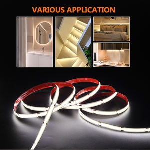 Tira de Luz LED SMD2835 de 1m, 6500K, 24V, 480D, Alta Eficiencia, CRI>90, COB, Cortable, con Certificación CE RoHS para América, Ideal para Techos y Escaleras - Product Image 6