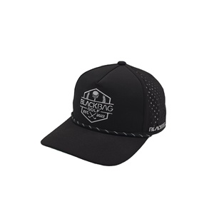 Casquette de baseball 6 panneaux tendance de haute qualité pour l'extérieur, en polyester, avec logo brodé personnalisé et découpe laser, vente en gros OEM - Product Image 1