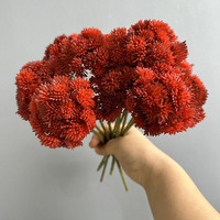 LO-1388 Kunstmatige Sneeuwbal Besstam Kunstmatige Hypericum Fruittak Zachte PVC Rubber Bloemarrangement voor Huisdecoratie