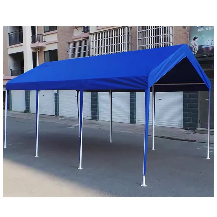 10x20 ft açık Carport araba gölgelik taşınabilir garaj tentesi su geçirmez sergi çadır reklam
