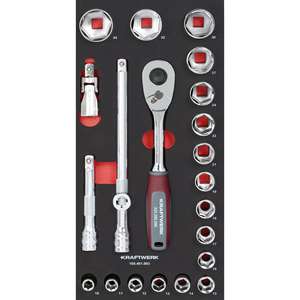 ชุดประแจซ็อกเก็ต kraftwerk 1/2 "22-pcs ฝัง20x40 - Product Image 1