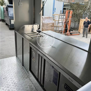 Camion de restauration remorque à tacos entièrement équipée cuisine mobile pizza café chariot camion de crème glacée barbecue remorque à aliments mobile bon marché - Product Image 6