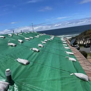 澳大利亚热卖工业防水布屋顶遮阳篷防水聚乙烯塑料帆布屋顶罩