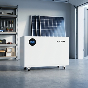 Madsun 20kWH Stazione di Ricarica per Auto Elettriche a Pavimento, Accumulo di Energia Verde Solare, <span class=keywords><strong>Batteria</strong></span> BYD LIFEPO4 400AH 51.2V DC - Product Image 3