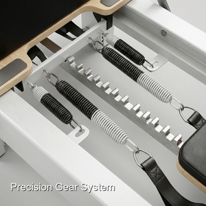 Descubra Cómo el Reformer <span class=keywords><strong>de</strong></span> Pilates <span class=keywords><strong>de</strong></span> Aluminio Blanco <span class=keywords><strong>de</strong></span> Pilates Fittech Eleva las Clases Grupales - Product Image 3