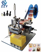 Nouvelle version de la machine d'étiquetage semi-automatique de bureau pour produits plats, machine d'étiquetage de bouteilles plates pour produits cosmétiques, alimentaires et de boissons
