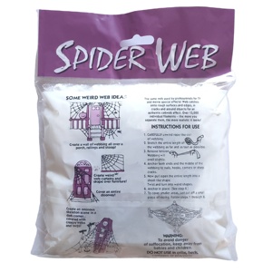 Telarañas Luminosas <span class=keywords><strong>de</strong></span> Halloween <span class=keywords><strong>para</strong></span> Interiores/Exteriores, Telarañas Brillantes en la Oscuridad, Decoración <span class=keywords><strong>para</strong></span> Fiestas y Festivales, PET+Algodón, 20x25x1 - Product Image 5