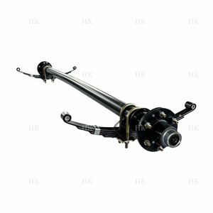 Essieu à ressorts à lames de 6000 lb, 6 goujons, sans freinage, facile à lubrifier, pour remorques - Product Image 2